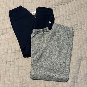 NWT Set of 2 Old Navy Navy & Gray Sweatpants